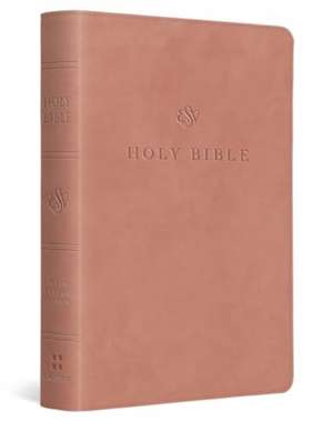 ESV Large Print Compact Bible, Red Letter (Trutone, Blush Rose)