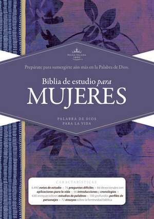 Rvr 1960 Biblia de Estudio Para Mujeres, Tapa Dura de Dorothy Kelley Patterson