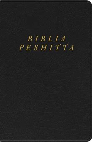 Biblia Peshitta, Negro Imitacion Piel de B&h Espanol Editorial