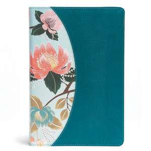 The CSB Study Bible for Women, Teal/Sage Leathertouch de Csb Bibles by Holman