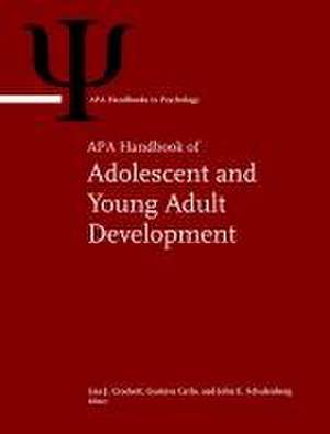 APA Handbook of Adolescent and Young Adult Development de Lisa J. Crockett