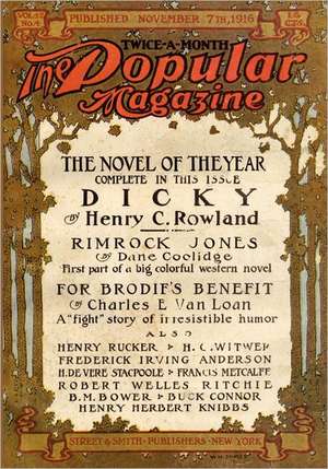 Pulp Classics: The Popular Magazine (November 7, 1916) de Henry C. Rowland