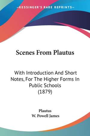 Scenes From Plautus de Plautus