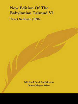 New Edition Of The Babylonian Talmud V1 de Michael Levi Rodkinson