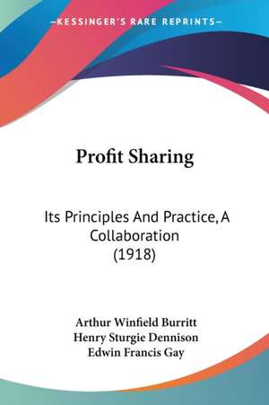 Profit Sharing de Arthur Winfield Burritt