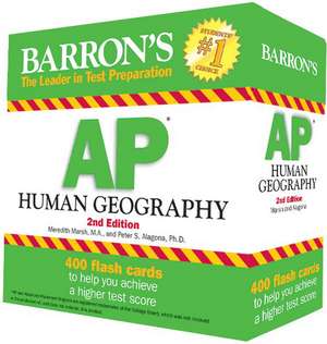 Barron's AP Human Geography Flash Cards, 2nd Edition de Meri Marsh