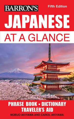 Japanese at a Glance de Barron's Educational Series