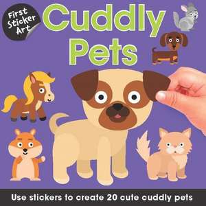 First Sticker Art: Cuddly Pets de Ksenya Savva