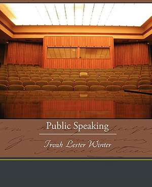 Public Speaking de Irvah Lester Winter