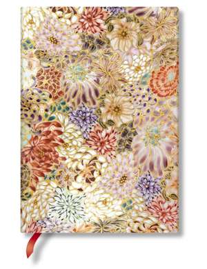 Paperblanks Kikka Michiko Miniatures Hardcover MIDI Unlined Elastic Band Closure 144 Pg 120 GSM