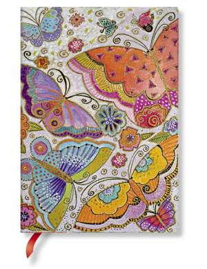 Paperblanks Flutterbyes Playful Creations Softcover Flexi MIDI Lined 176 Pg 100 GSM de Paperblanks