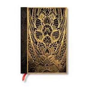 Paperblanks the Chanin Rise New York Deco Hardcover Journal MIDI Lined Elastic Band Closure 144 Pg 120 GSM de Paperblanks