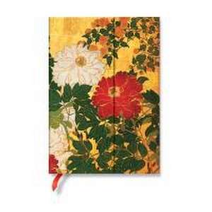 Paperblanks Natsu Rinpa Florals Hardcover Journal MIDI Lined Wrap 144 Pg 120 GSM de Paperblanks