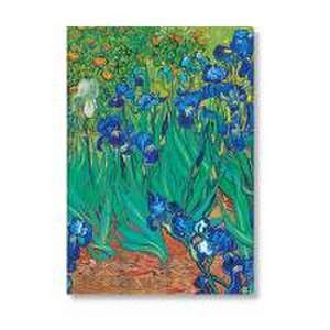 Paperblanks Van Gogh's Irises MIDI Address Book Elastic Band Closure 144 Pg 120 GSM