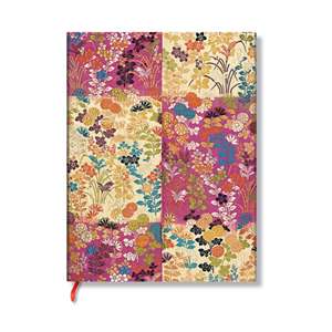 Japanese Kimono Kara-Ori Pink Softcover Flexi Mini Lin de Paperblanks