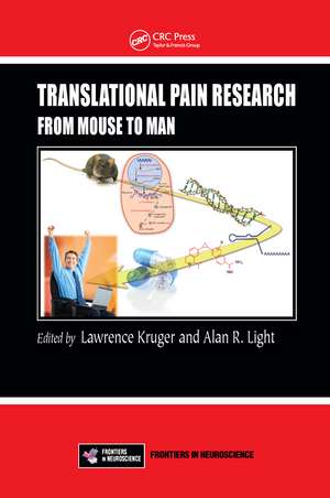 Translational Pain Research: From Mouse to Man de Lawrence Kruger