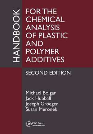 Handbook for the Chemical Analysis of Plastic and Polymer Additives de Michael Bolgar