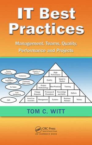 IT Best Practices: Management, Teams, Quality, Performance, and Projects de Tom C. Witt