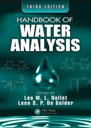 Handbook of Water Analysis de Leo M.L. Nollet