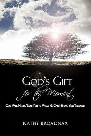 God's Gift for the Moment: God Will Never Take You to What He Can't Bring You Through de Broadnax Kathy Broadnax