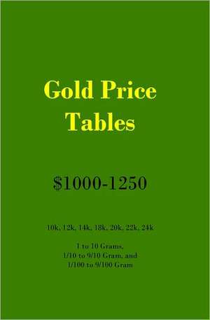 Gold Price Tables $1000-1250: Cassiopeia Three de Gene Steffanson