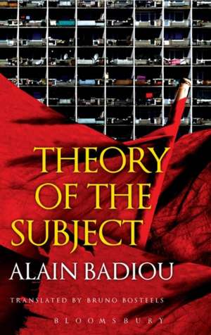 Theory of the Subject de Alain Badiou