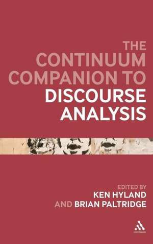 Continuum Companion to Discourse Analysis de Professor Ken Hyland