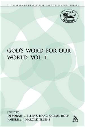 God's Word for Our World, Vol. 1 de Deborah L. Ellens