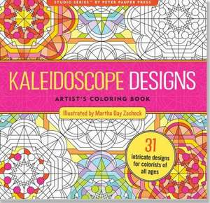 Kaleidoscope Designs Artist's Coloring Book (31 Stress-Relieving Designs) de Peter Pauper Press