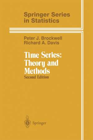 Time Series: Theory and Methods de Peter J. Brockwell