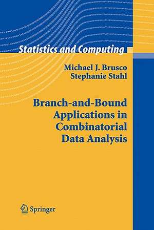 Branch-and-Bound Applications in Combinatorial Data Analysis de Michael J. Brusco