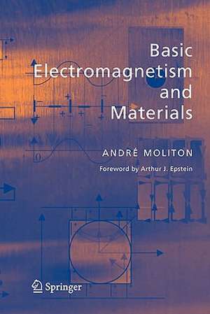 Basic Electromagnetism and Materials de André Moliton