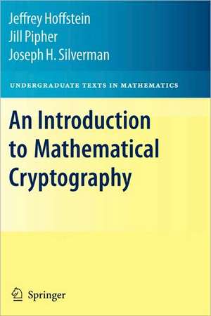 An Introduction to Mathematical Cryptography de Jeffrey Hoffstein