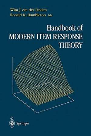 Handbook of Modern Item Response Theory de Wim J. van der Linden