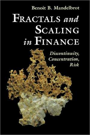 Fractals and Scaling in Finance: Discontinuity, Concentration, Risk. Selecta Volume E de P.H. Cootner