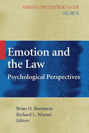 Emotion and the Law: Psychological Perspectives de Brian H. Bornstein