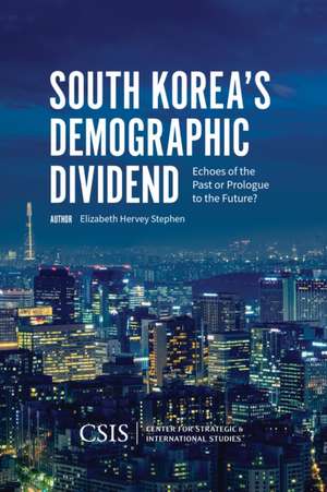 SOUTH KOREAS DEMOGRAPHIC DIVIDCB de Elizabeth Hervey Stephen