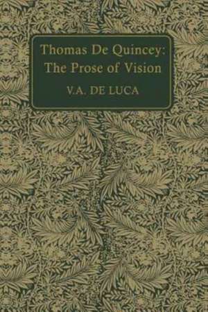 de Thomas de Quincey de V a de Luca