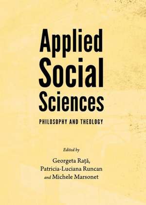 Applied Social Sciences: Philosophy and Theology de Michele Marsonet