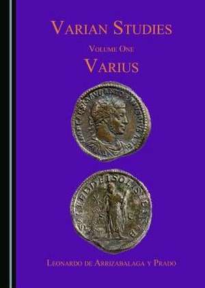 Varian Studies Volume One de Prado, Leonardo De Arrizabalaga y.