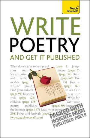 Write Poetry and Get it Published de John Hartley Williams