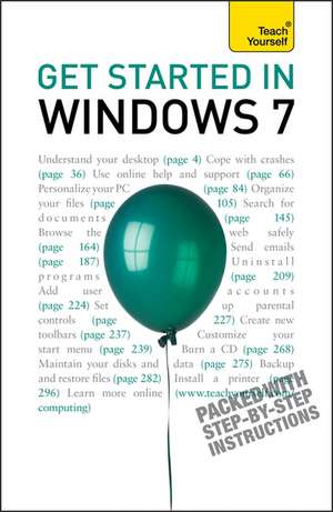 Get Started in Windows 7: Teach Yourself de Mac Bride