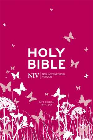 NIV Pocket Pink Soft-tone Bible with Zip de New International Version