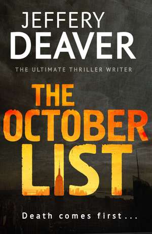 The October List de Jeffery Deaver