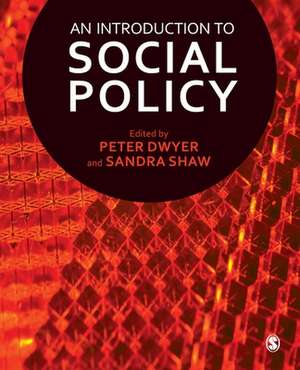 An Introduction to Social Policy de Peter Dwyer