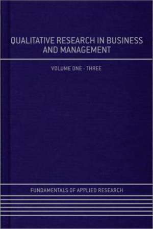 Qualitative Research in Business and Management de Emma Bell