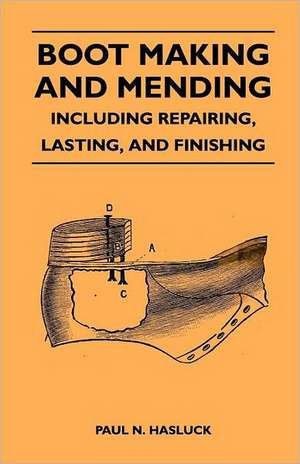 BOOT MAKING & MENDING - INCLUD