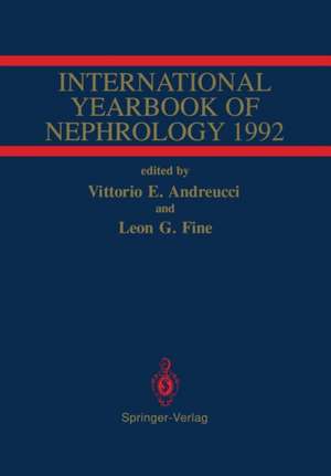 International Yearbook of Nephrology 1992 de Vittorio E. Andreucci