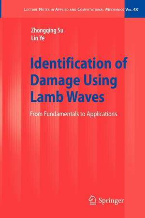 Identification of Damage Using Lamb Waves: From Fundamentals to Applications de Zhongqing Su