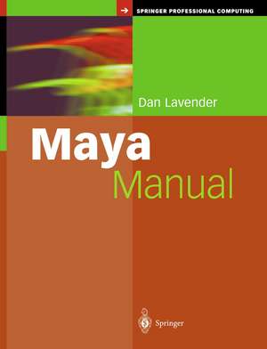 Maya Manual de Daniel Lavender